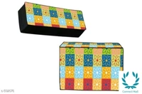 Colorful Non Woven Split AC Covers Vol 1 - Indoor-40in X10in X 13in Outdoor-35in X 15in X 21in, Brown, Non Woven, Printed, Set 1